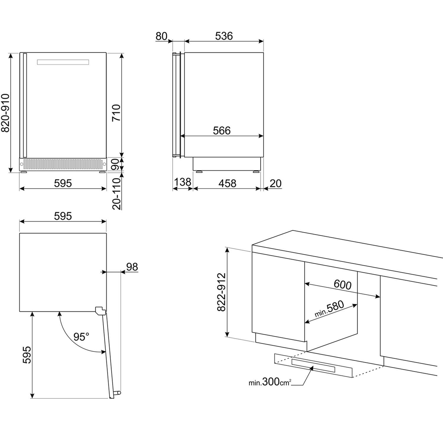 Smeg cvi638lwn3