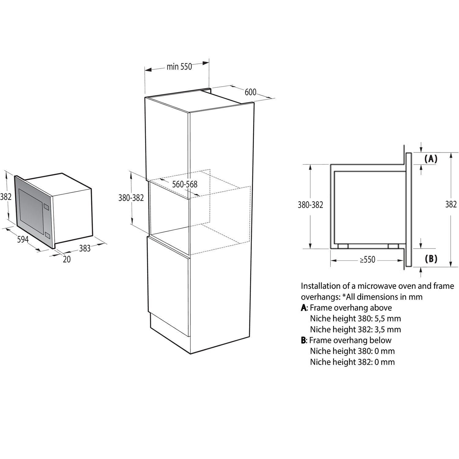 Микроволновая печь gorenje bmi251sg3bg